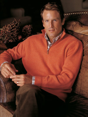 1/4 zip cashmere marco sweater