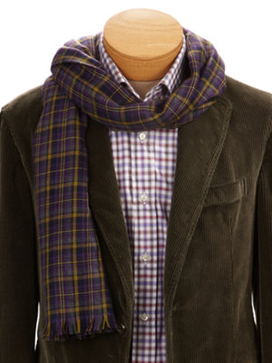 dylan plaid scarf