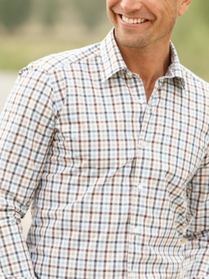 michele check shirt