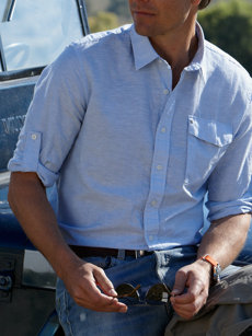 club stripe shirt