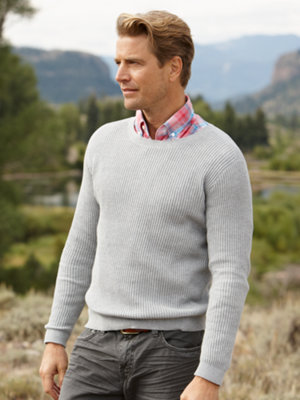 cotton crew sweater