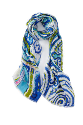michele linen scarf