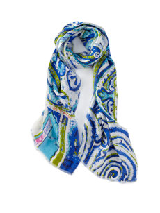 michele linen scarf