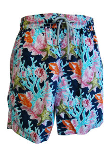morea coral reef swim trunks