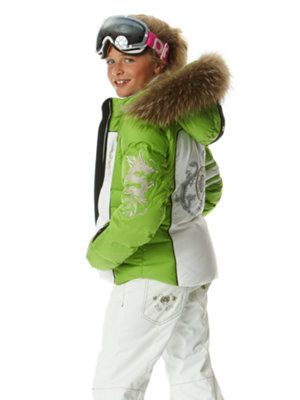 nika down parka 2-tone