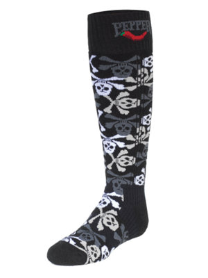 medium pirate print sock