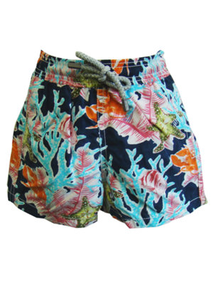 jim coral swim trunks