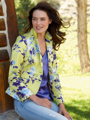 elle floral jacket