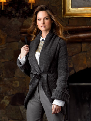 shawl cardigan sweater