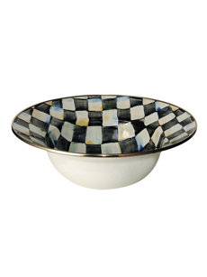 courtly check serving bowl