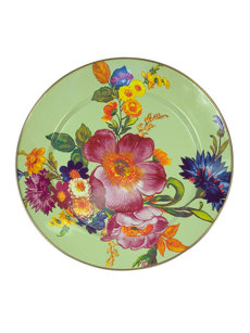 flower market charger plate