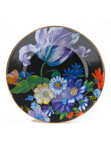 flower market dinner plate 