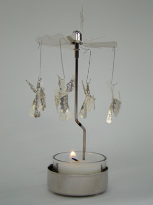 angel carousel votive