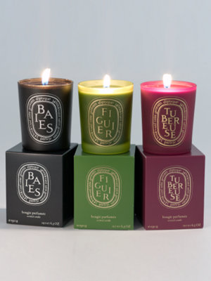 baies noire candle  black