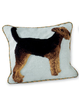 welsh terrier pillow