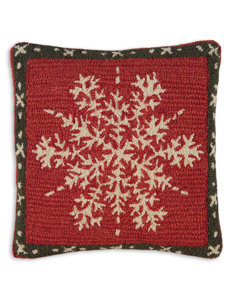 alpine snowflake pillow