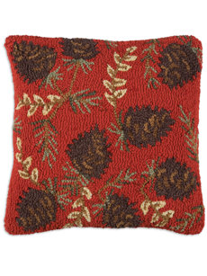 ruby pinecones pillow