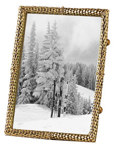 scales gold frame 4x6