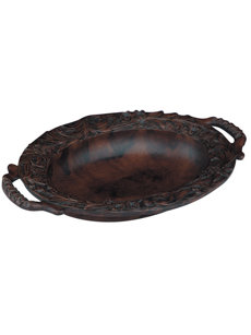 oval edelweiss tray