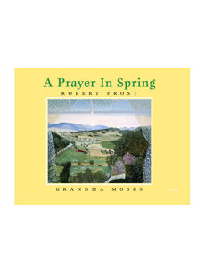 a prayer in spring
