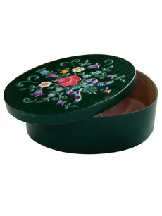 oval floral box