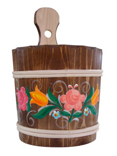 tirol bucket with flowers