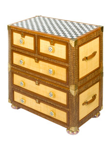 courtly campaign captain's chest