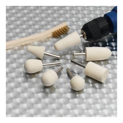 Seven Felt Polishing Cones