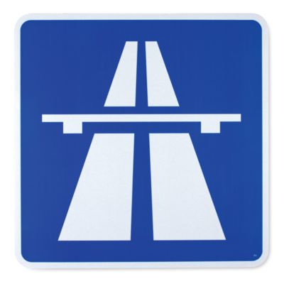 German Made Entering Autobahn Sign