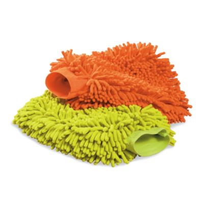 Micro Fiber Wash Mitts, Set of 2