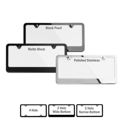 Stainless Steel License Plate Frames