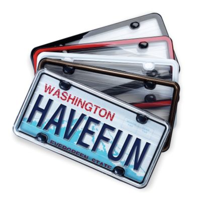 Sealed License Plate Frames