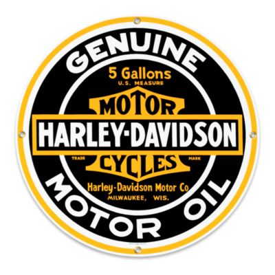 Harley-Davidson&reg; Genuine Motor Oil Sign