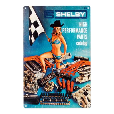 Vintage Shelby Performance Parts Sign