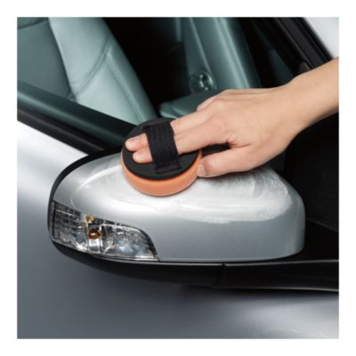 Mini 3 Orange Polish Pad and Holder
