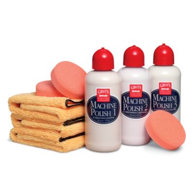 3 Machine Polish Pad & Cloth Kit