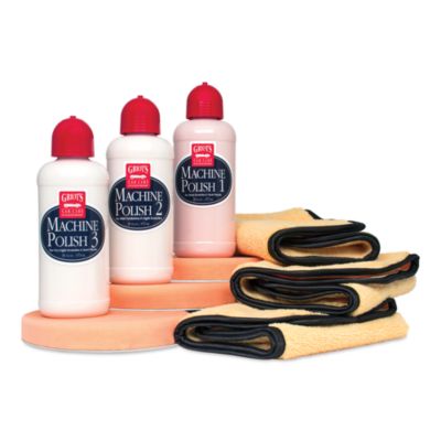 6 Machine Polish Pad & Cloth Kit