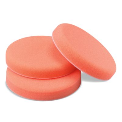 Three Orange Foam Polishing Pads