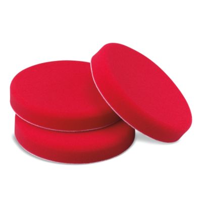 6 Red Foam Wax Pads, Set of 3