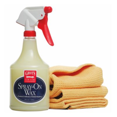 Spray-On Wax And Dry Towel Kit