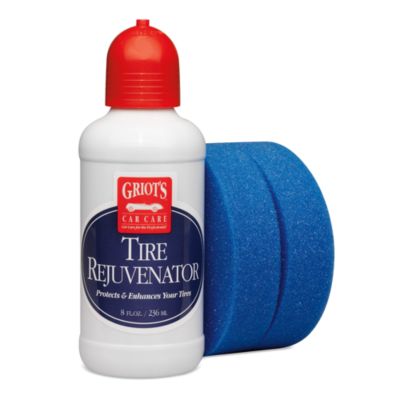 Weatherproof Tire Dressing with Blue Detail Sponge