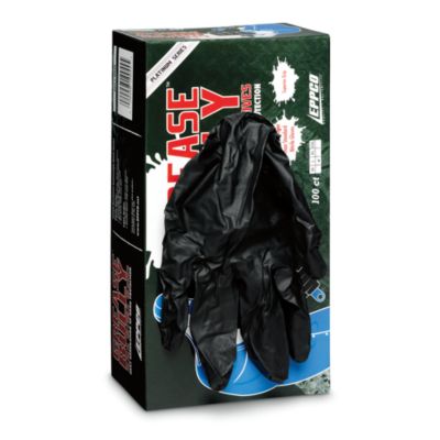 Black Disposable Nitrile Gloves, 100 Gloves