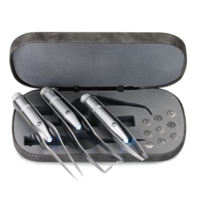 Lighted Tweezers Set