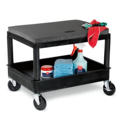 Garage Seat Caddy & Kneeling Pad