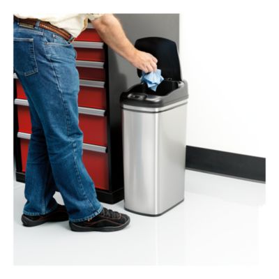 Stainless Steel Touchless Trash Can