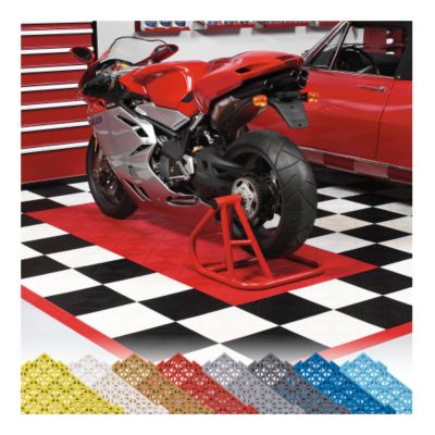 Color Flow-Through Garage Floor Tile