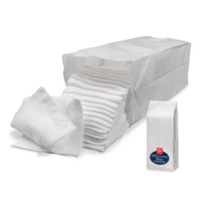 100% Cotton Wipes, 100 Count