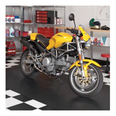 Grooved Motorcycle Mat, 5' x 10'