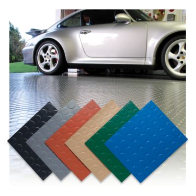Coin Top Garage Floor Mat