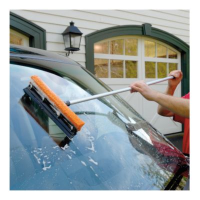 German Window Squeegee With Telescoping Handle